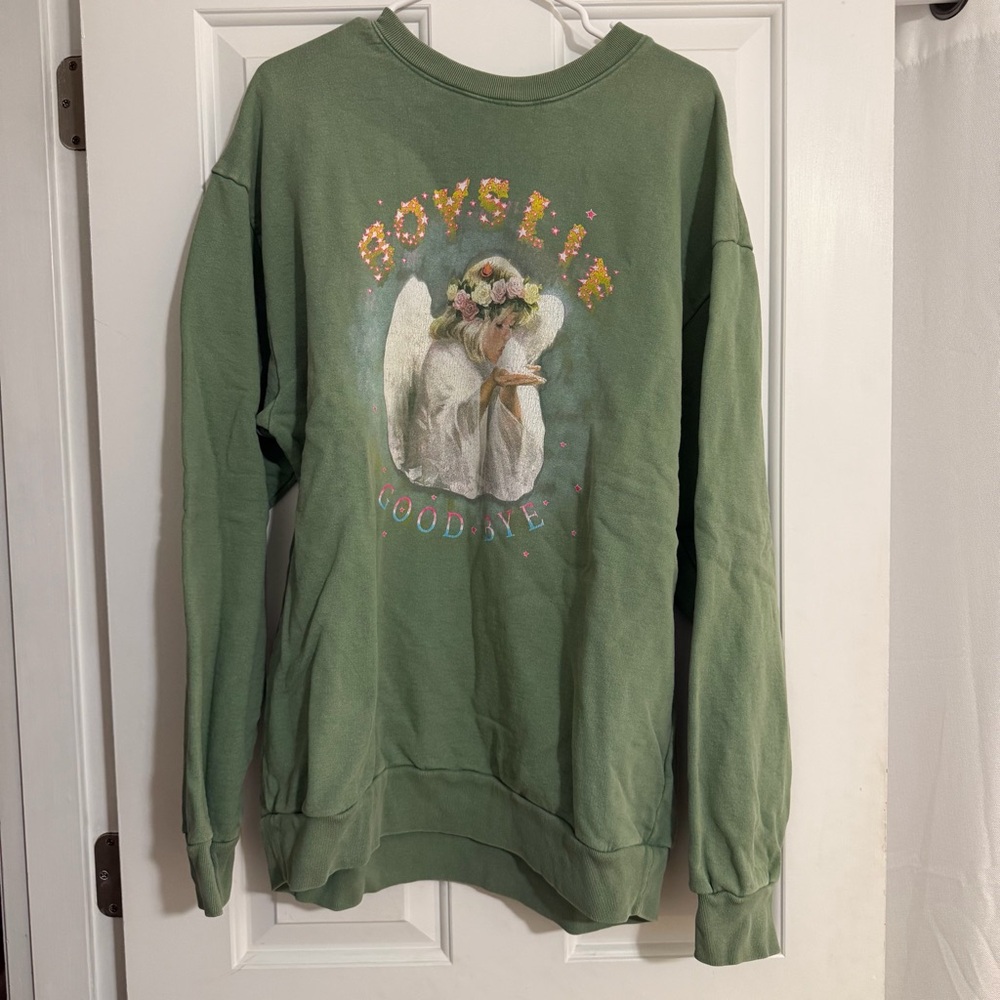 Boys Lie Green Crewneck